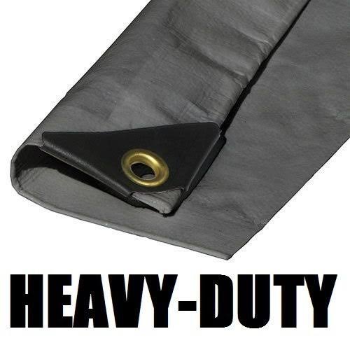 18x30 Extra Heavy Duty 12 Mil Silver Tarp A776569
