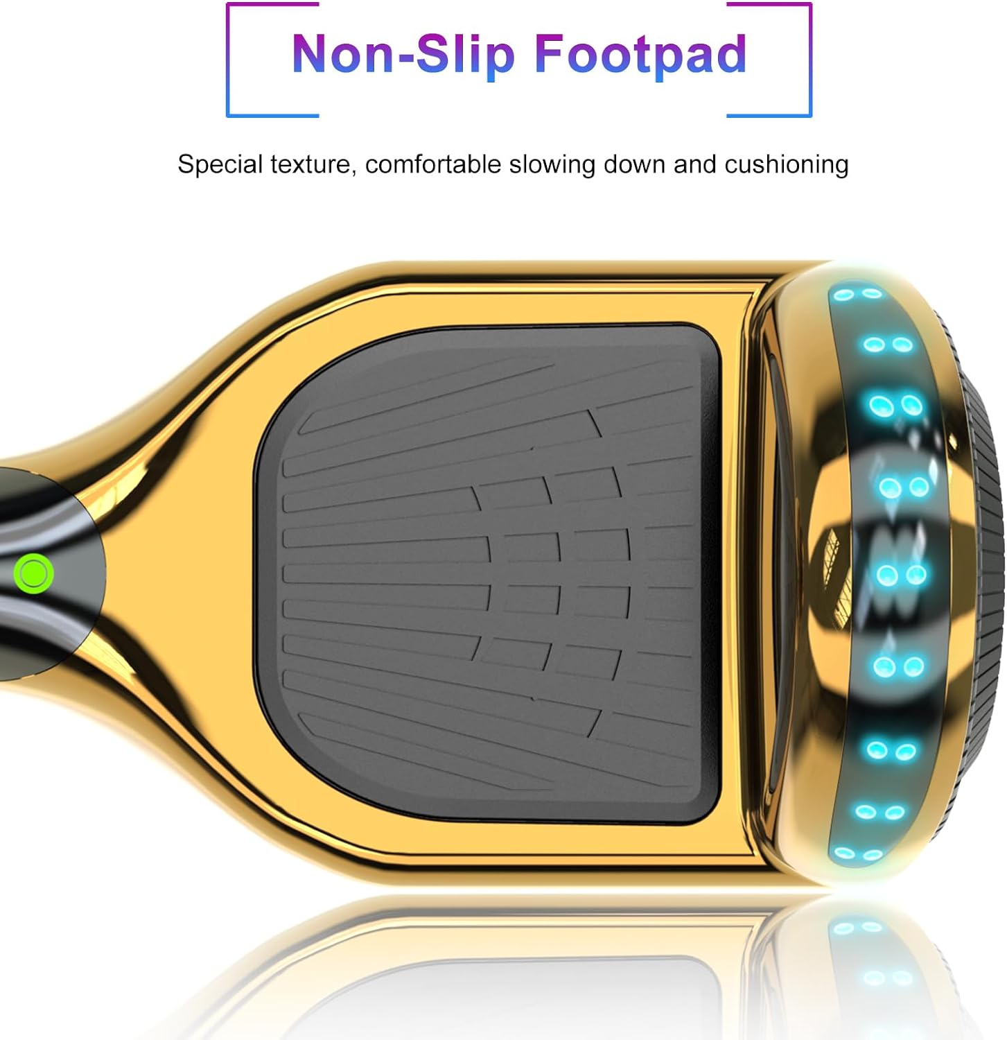 Golden Electric Hoverboard with LED Light U5323