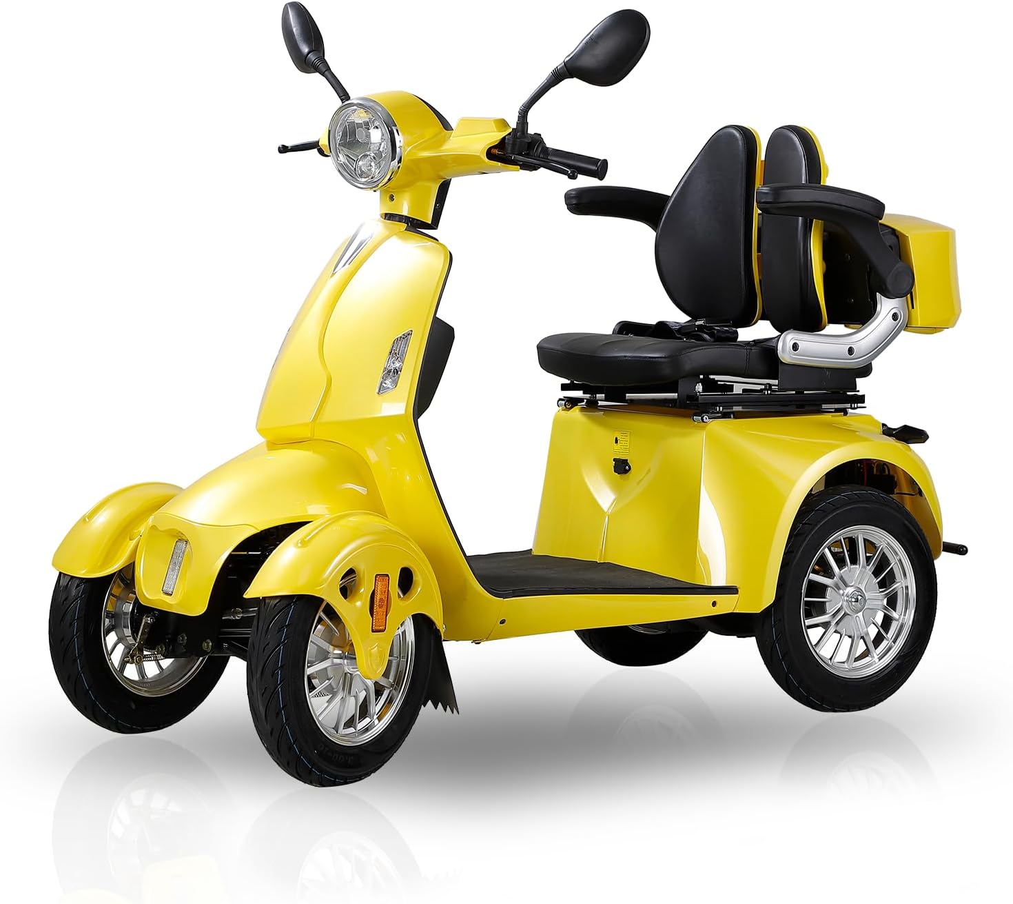 Heavy Duty 4-Wheel 3 Speed Mobility Scooter 500 lbs. Weight Capacity Z784