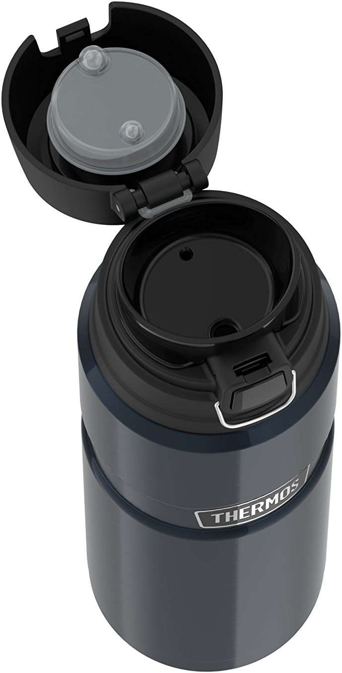 24 Ounce Midnight Blue Vacuum-Insulated Stainless Steel Drink Bottle Y2076