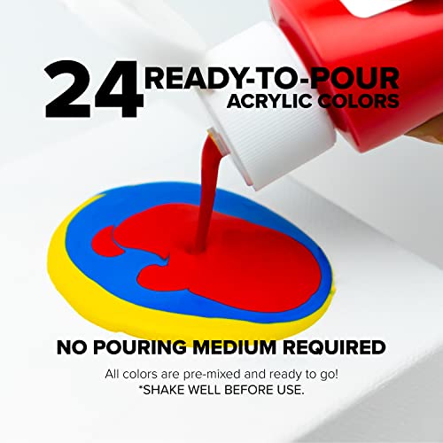 12 Colors 2 oz Acrylic Pouring Paint K891581