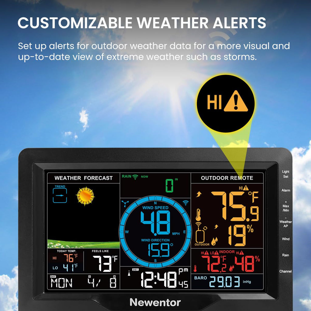 Weather Station with Rain Gauge and Wind Speed J656936