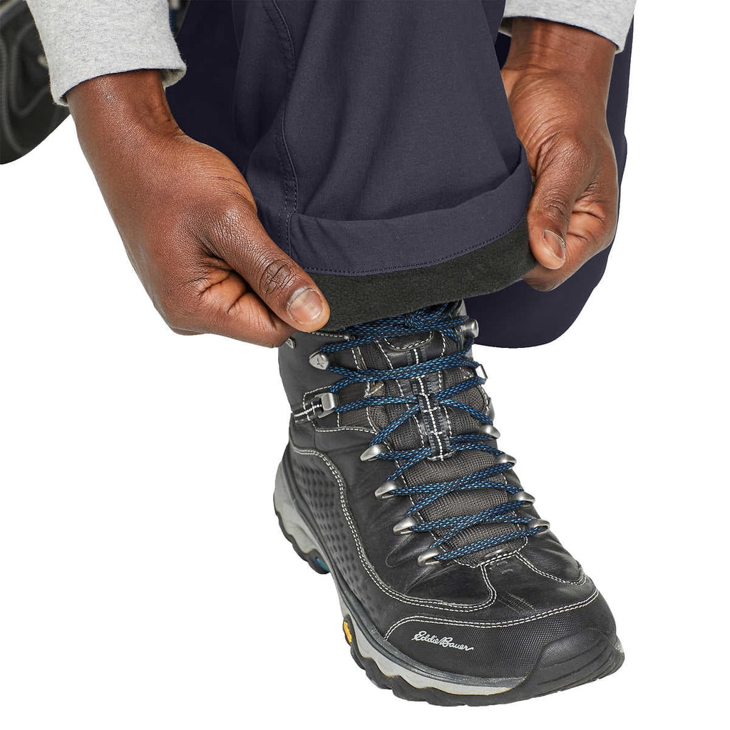 Water Repellent Fleece Lined Tech Pants Blue 40Wx34L U4953