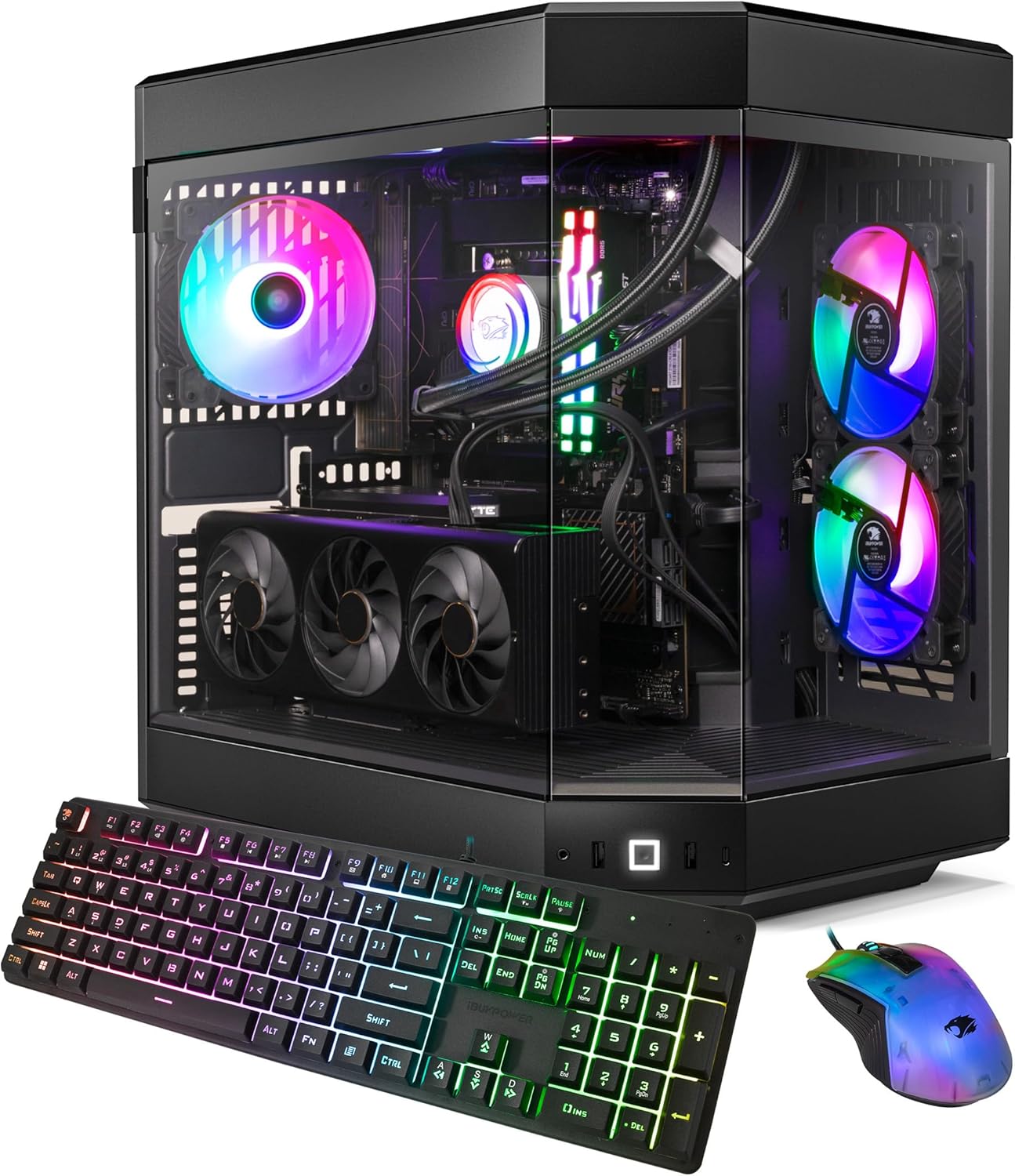 Black Gaming PC Desktop Intel Core i9 13900KF NVIDIA GeForce RTX 4070 12GB 32GB DDR5 1TB NVMe Windows 11 Home K4362