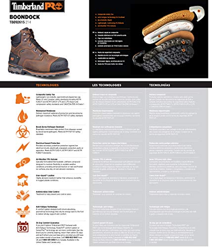 6 Inch Composite Toe Waterproof Work Boot Q5358