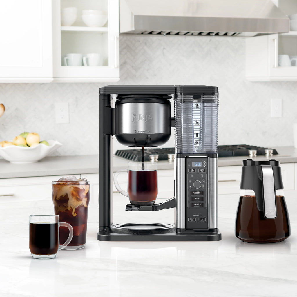 Single Serve Coffee Maker with Glass Carafe L66994