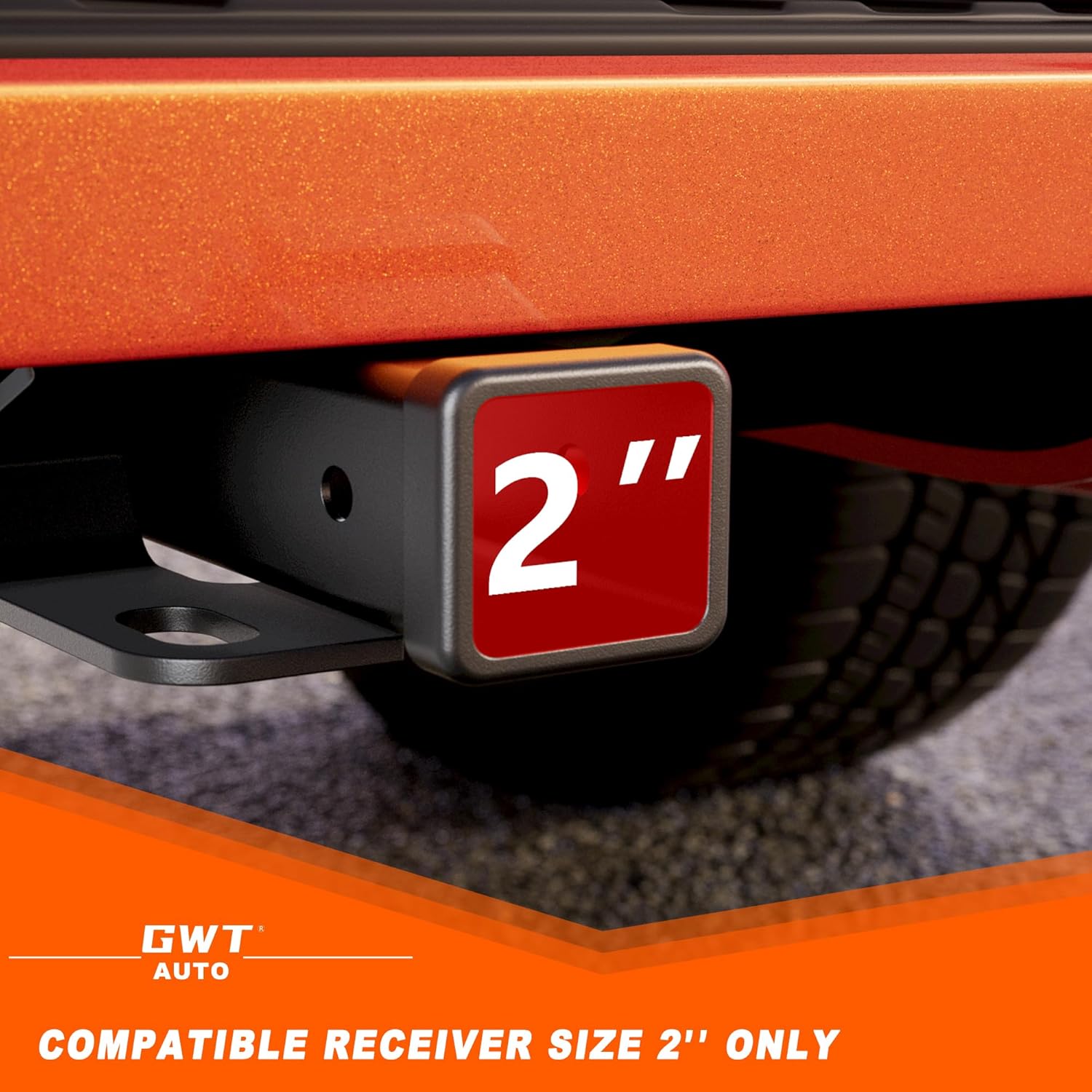 2" & 2-5/16" Dual-Ball Adjustable Trailer Hitch, 6 Inch Drop/Rise, 25,000 LBS GTW, Black K24205