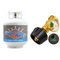 20 Pound Steel Propane Tank Cylinder with Type 1 Valve, White G96361