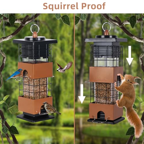 2.5LBS Metal Hanging Bird Feeder S904