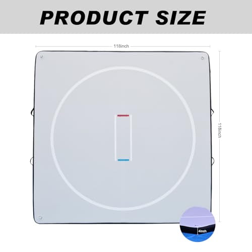 Thicken PVC Inflatable Wrestling Mat with Air Pump (5FT/10FT) J97343