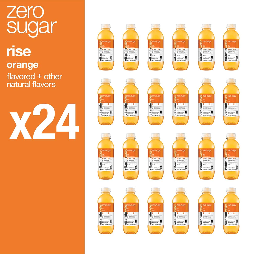 16.9 Fl Oz Pack of 24 Electrolyte Enhanced Orange Water I227