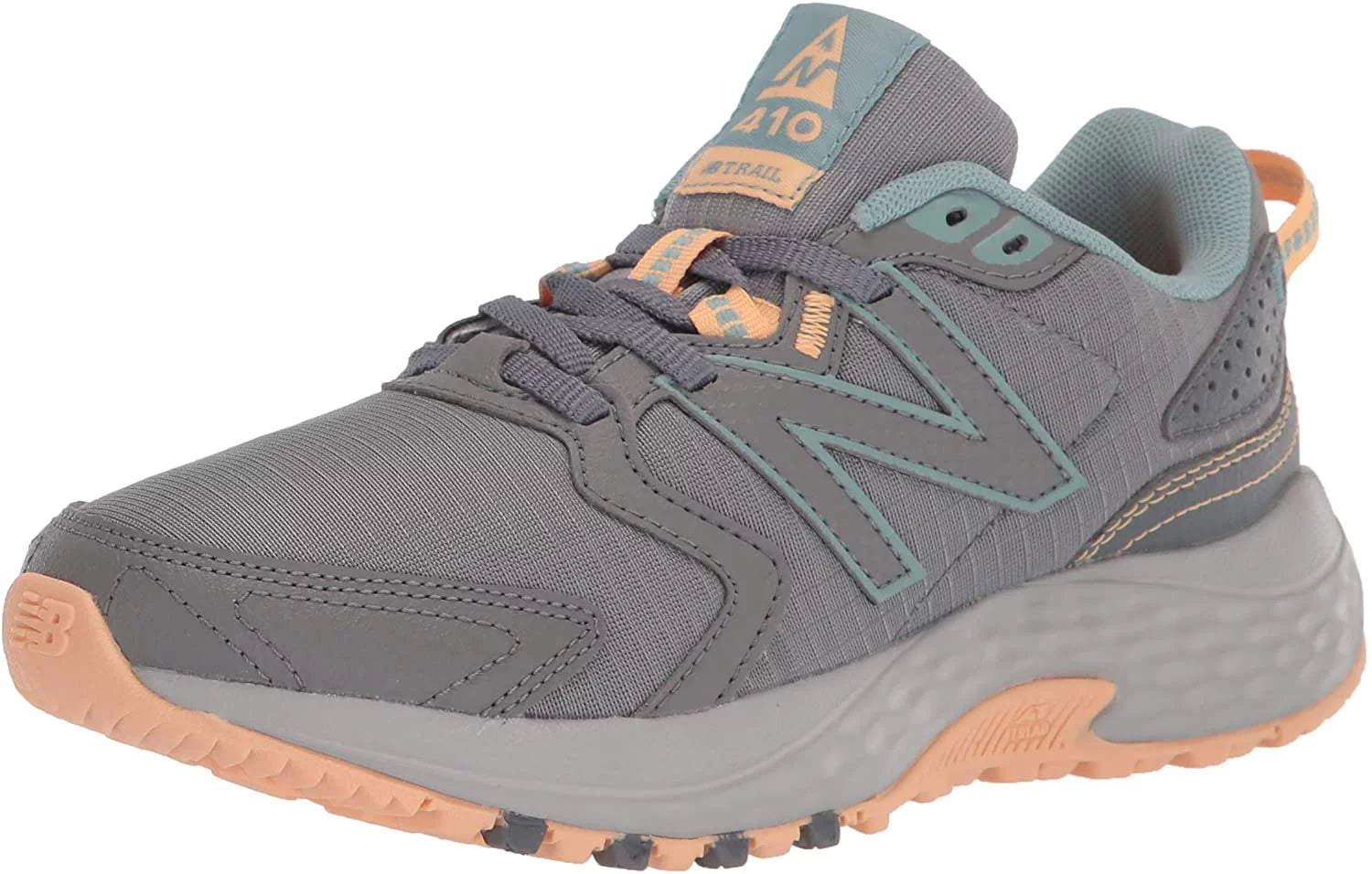 Womens Trail Running Shoe 10 Steel Light Mango J972