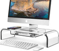 Clear Acrylic Monitor Stand with Storage U66630