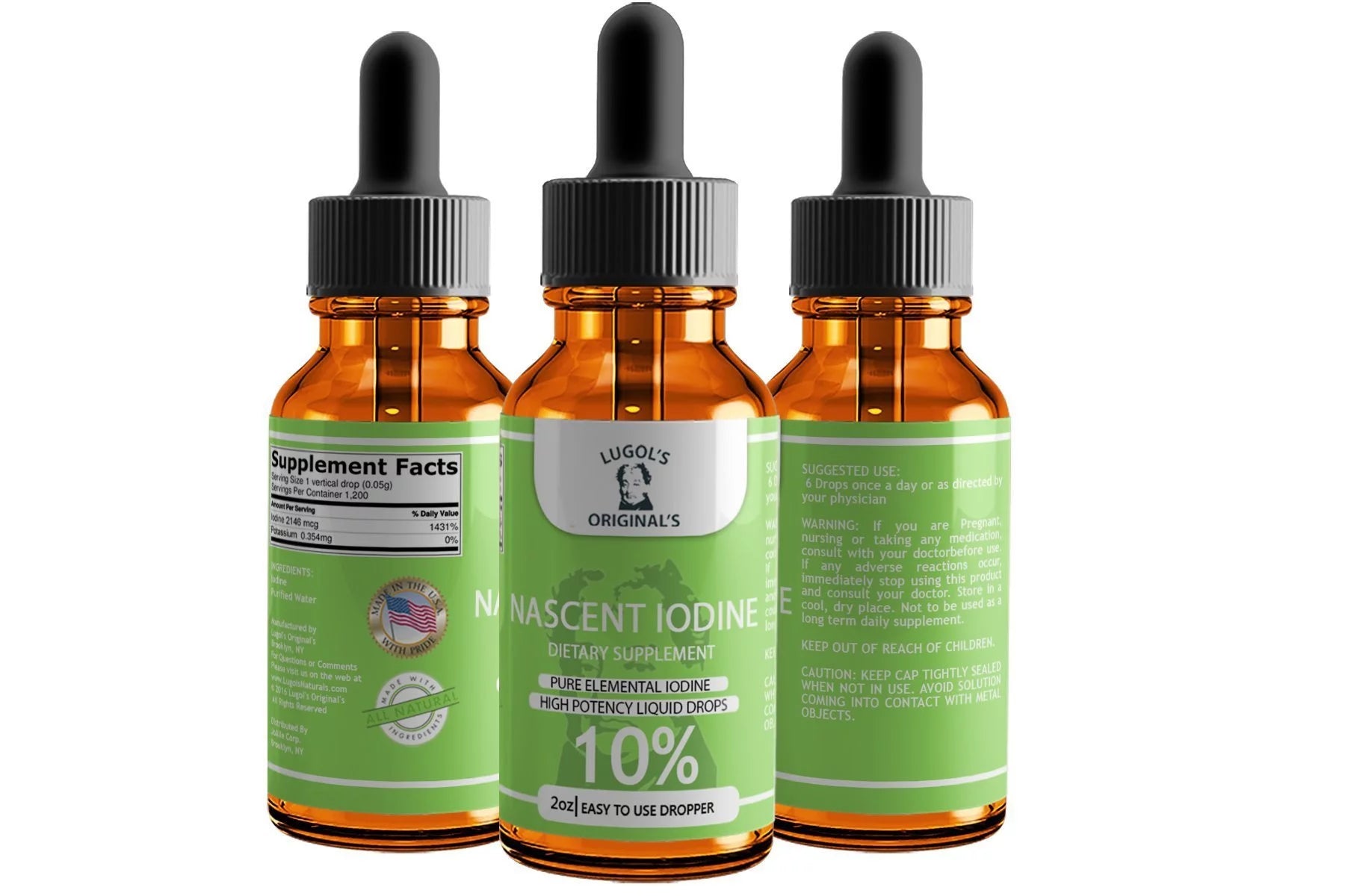 2 oz Nascent Iodine Liquid Drops I30017