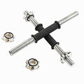 Adjustable Dumbbell Bar Handles 32/35/40cm Fit 1 inch Standard Weight Plate Sold in Pair B28225