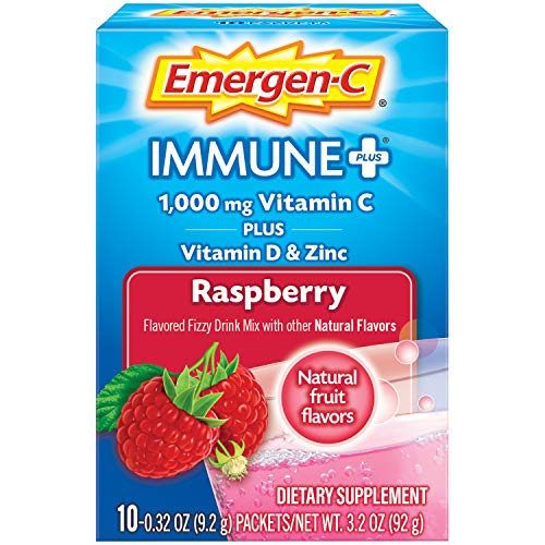 Raspberry Flavor Vitamin C Powder Supplement - 10 Count E16703
