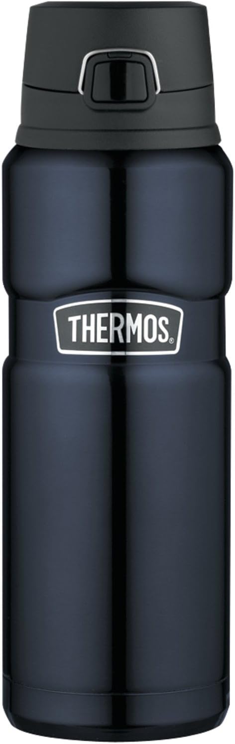 24 Ounce Midnight Blue Vacuum-Insulated Stainless Steel Drink Bottle Y2076
