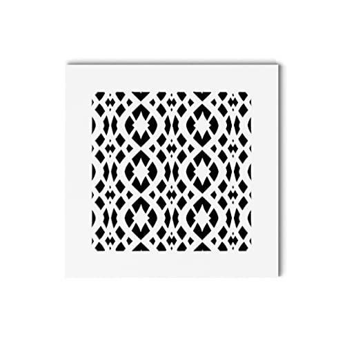 White Acrylic Fiberglass 6 x 14 Air Vent Cover Grille Y300