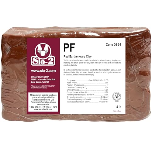 White Earthenware Ceramic Pottery Clay, 4 lb B4517