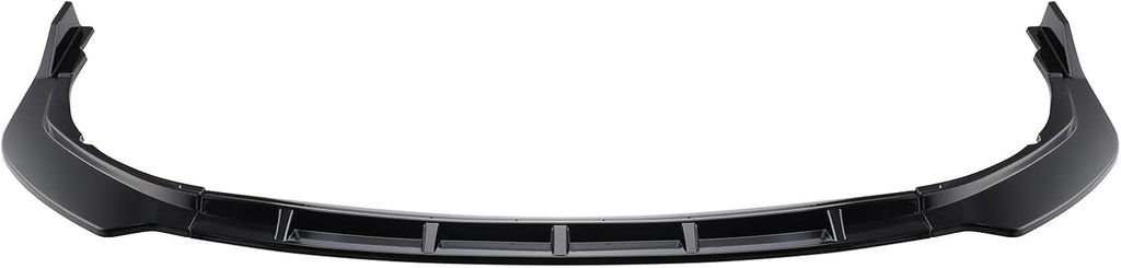 3Pcs Front Bumper Lip ABS Glossy Black Front Splitter Spoiler Pack of 2 E23799