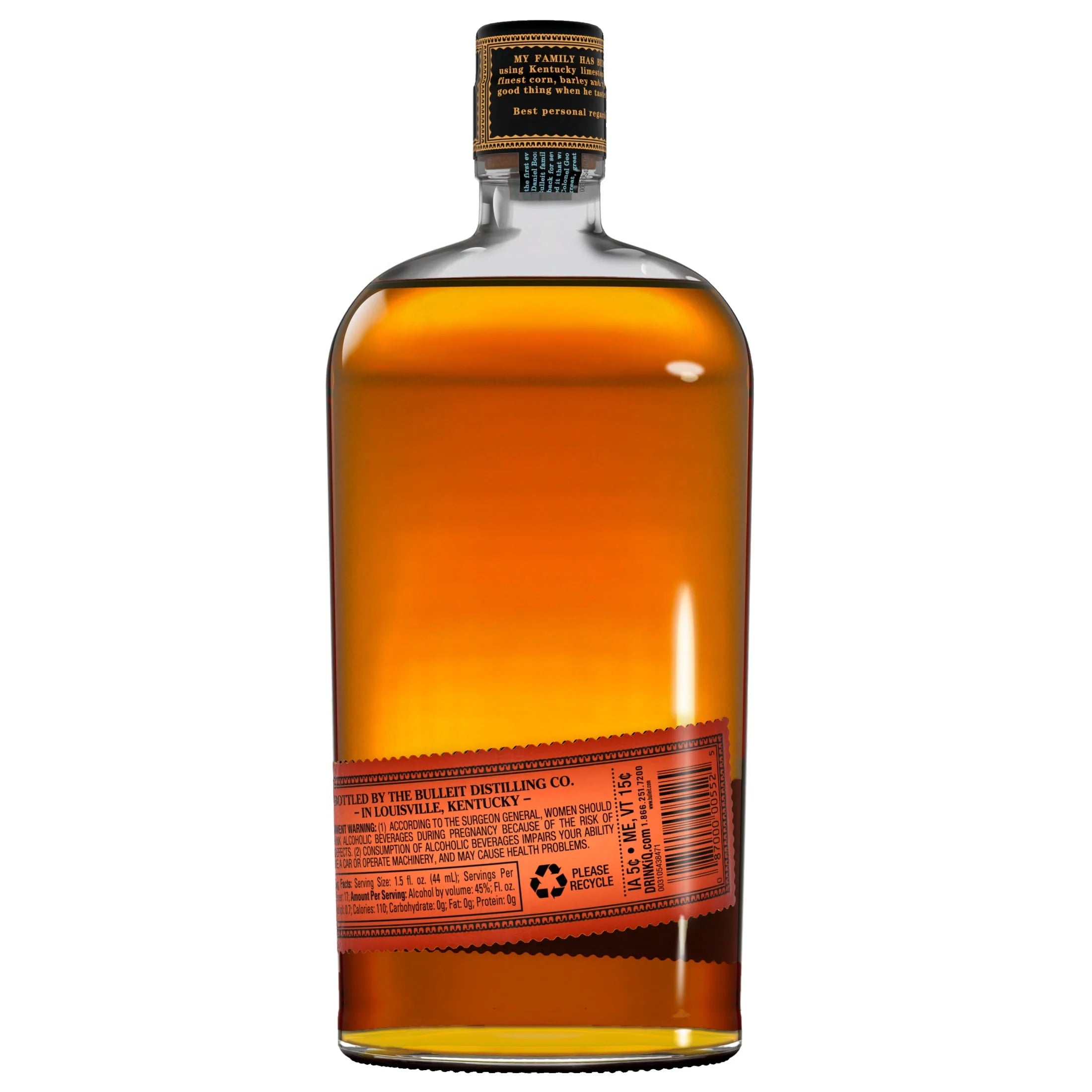 Bourbon Whiskey, 750 mL, 45% ABV U8633