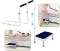 2-in-1 Bedside Guard Rails Step Stool with Handle E309657