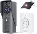 Video Doorbell Camera with Two-Way Audio, 1080P HD, PIR Motion Detection, Solar Energy A984