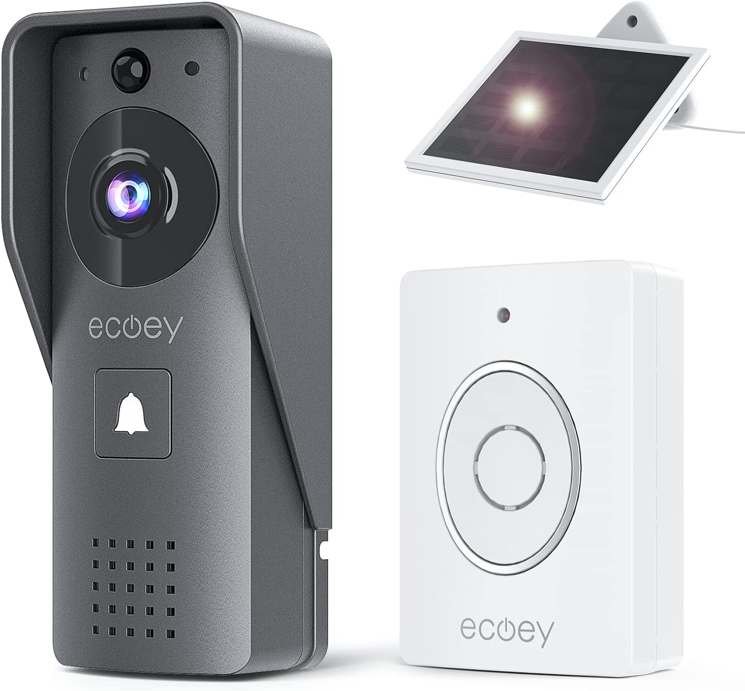 Video Doorbell Camera with Two-Way Audio, 1080P HD, PIR Motion Detection, Solar Energy A984