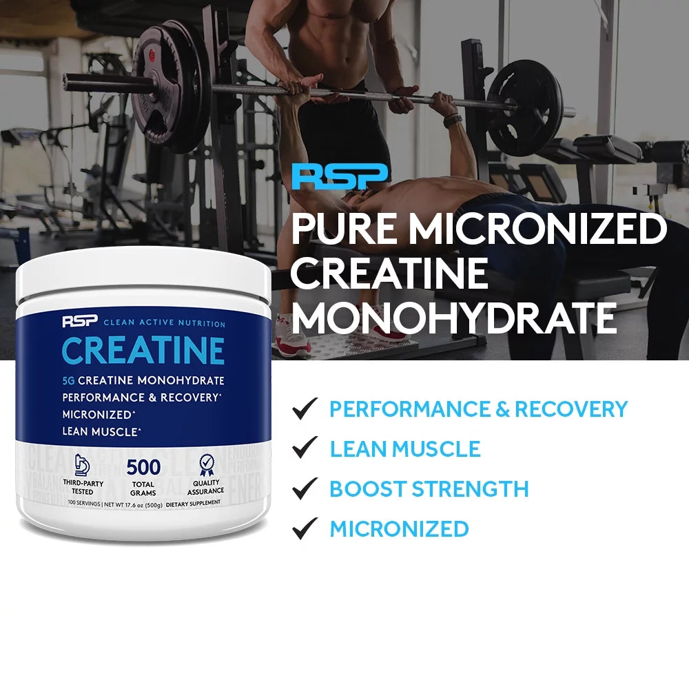 Unflavored Creatine Monohydrate Powder, 60 Servings R664
