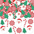 Christmas Confetti Glitter Tree Decorations Santa Claus Snowflakes Candy Canes Sprinkles P286461