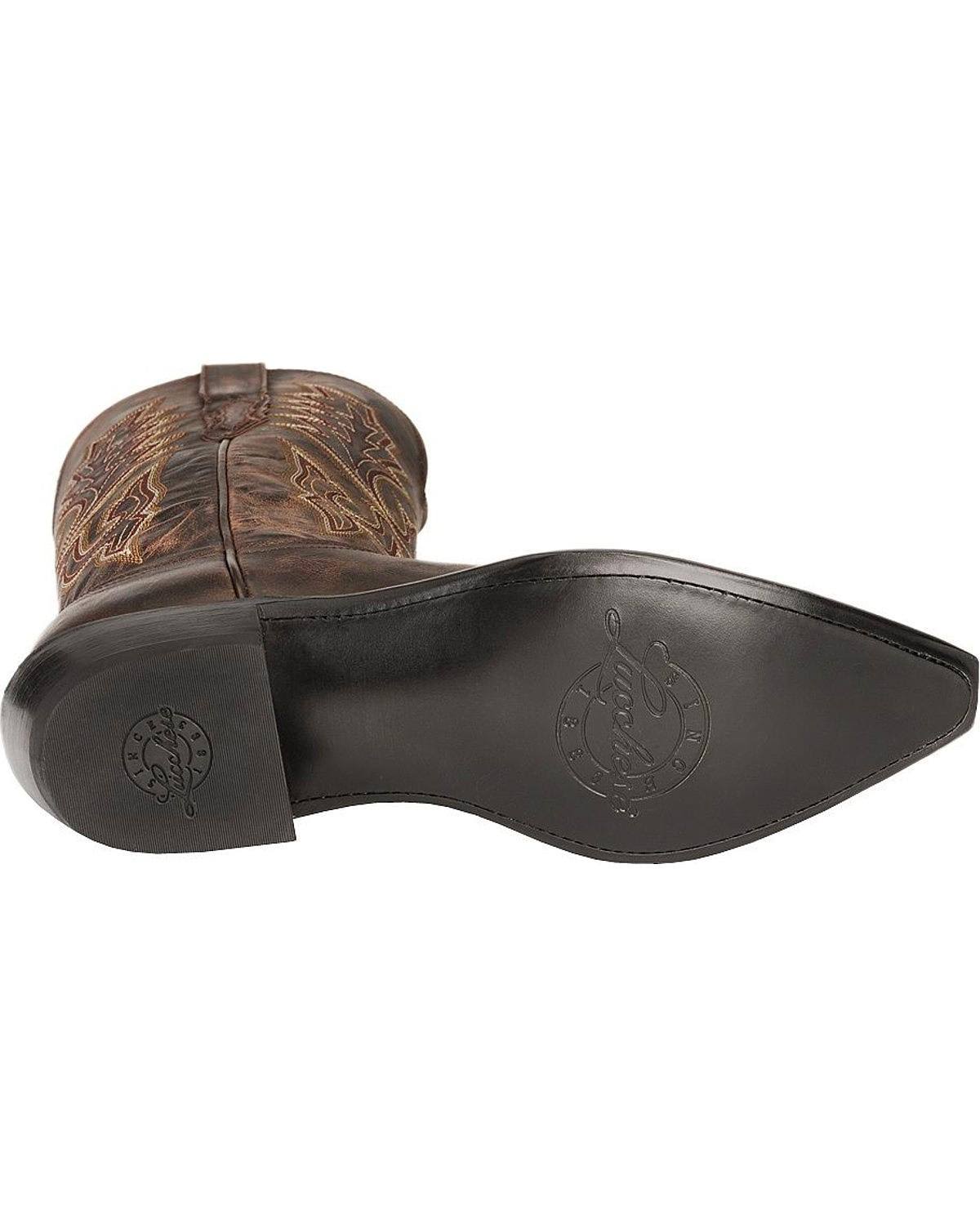 Chocolate Madras Goat Cowboy Boots R55975