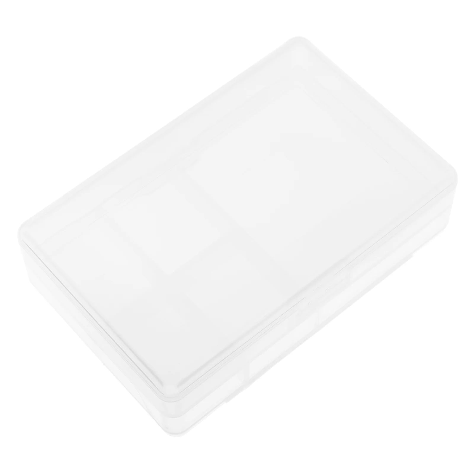 Clear White 4 Pcs Storage Basket with Lids Z87473