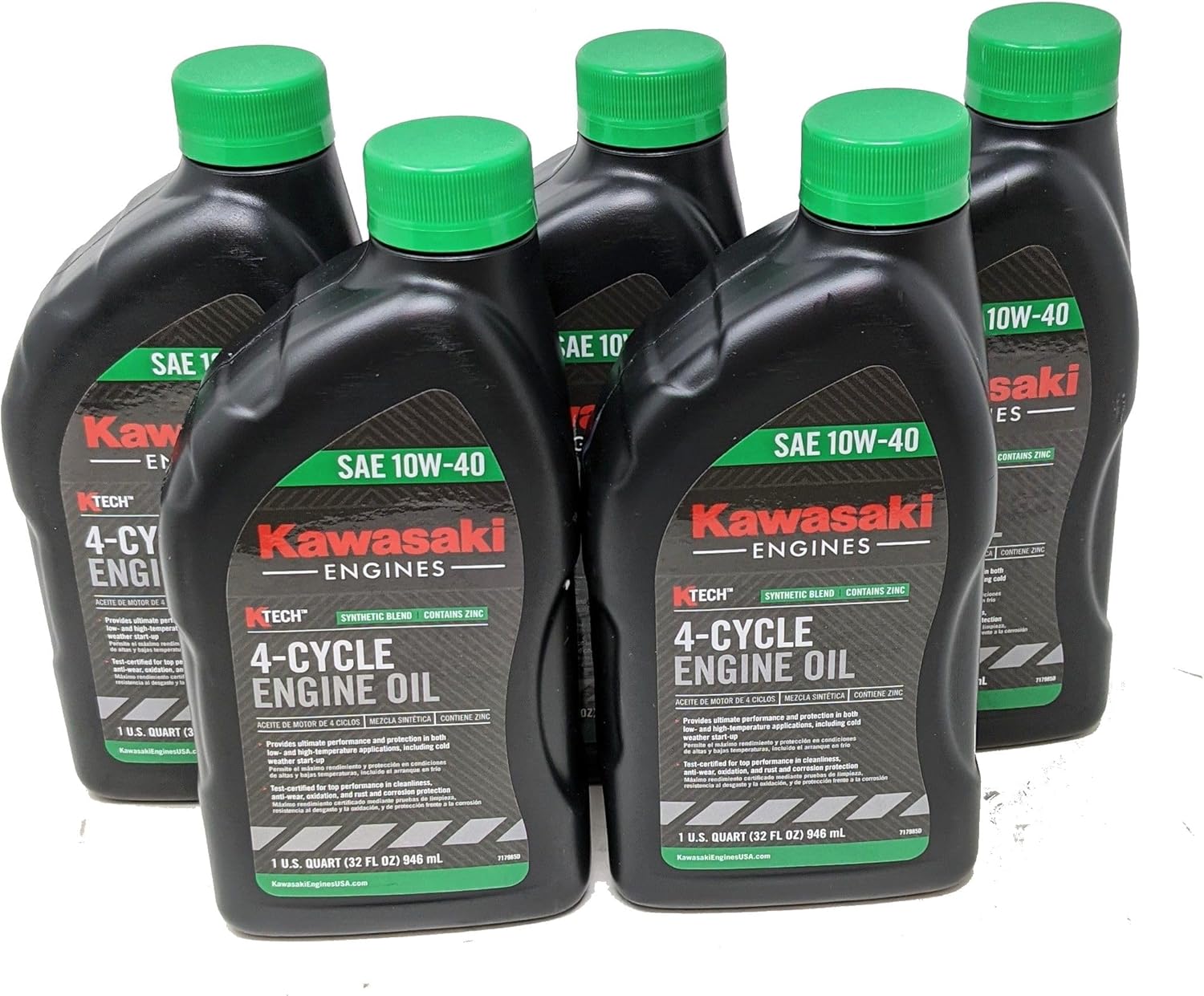 Pack of 5 SAE 10W-40 4-Cycle Engine Oil W96516