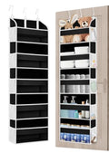 Over The Door Storage Organizer with 5 Pockets 10 Mesh Pockets Y74619