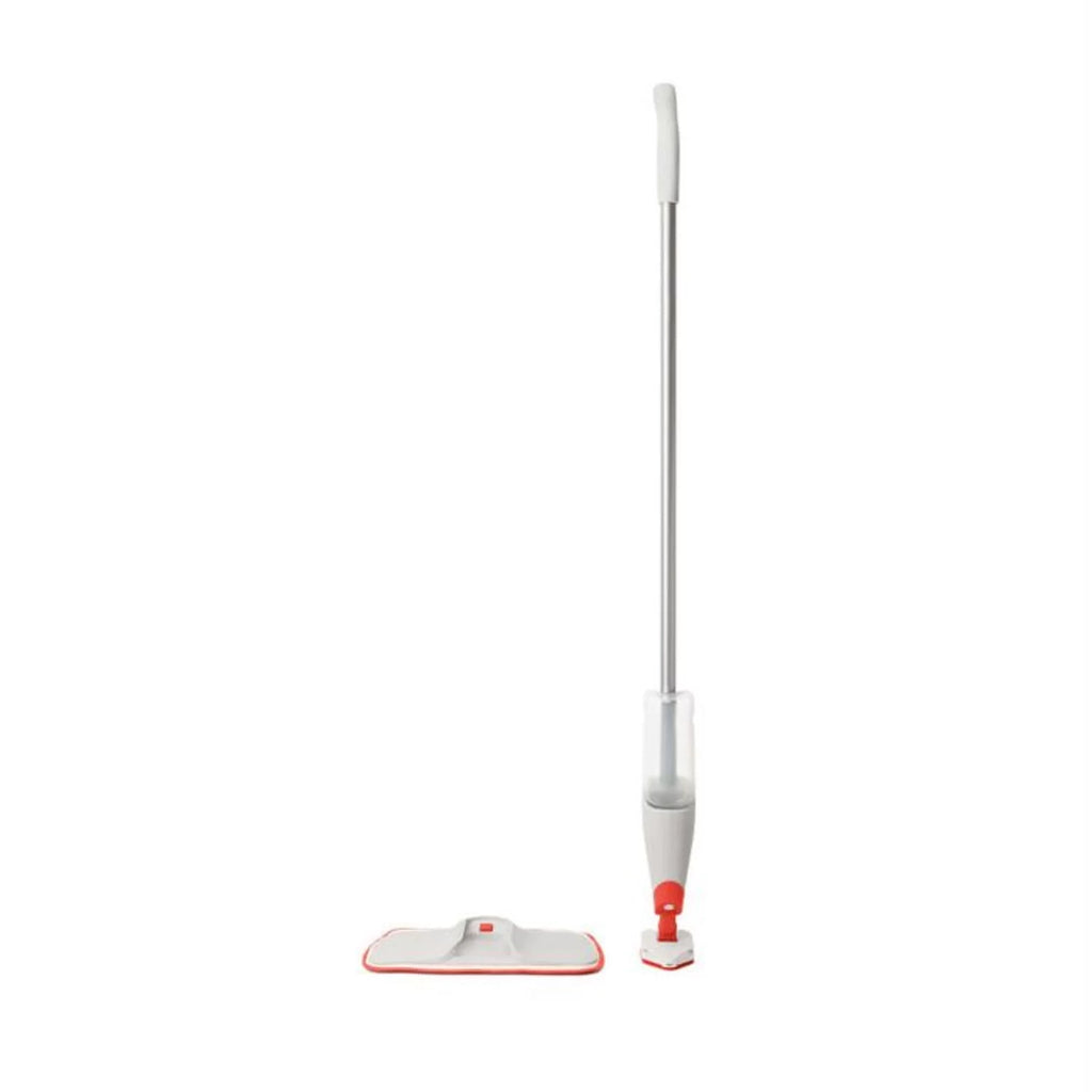 Microfiber Refillable Wet Floor Spray Mop with Slide Out Scrubber O910