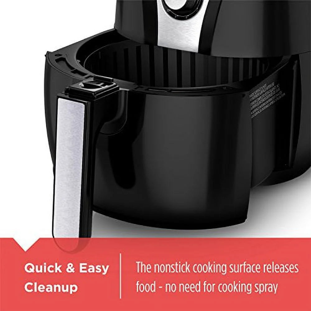 2-Liter Black/Stainless Steel Air Fryer M463824