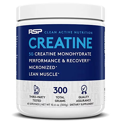 Unflavored Creatine Monohydrate Powder, 60 Servings R664