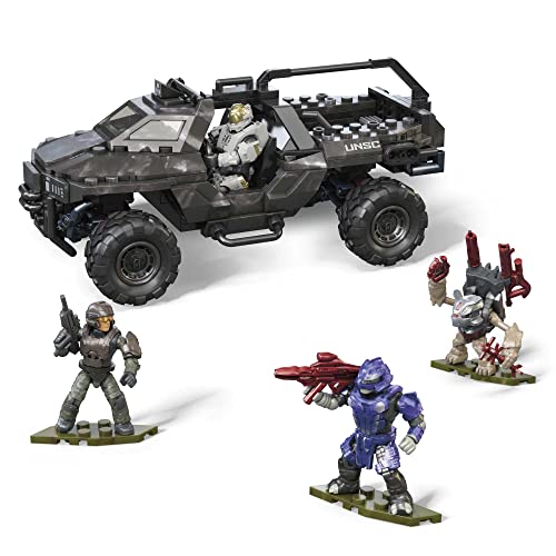 303 Piece UNSC Razorback Blitz Vehicle Building Toy Set with 4 Micro Action Figures F2360