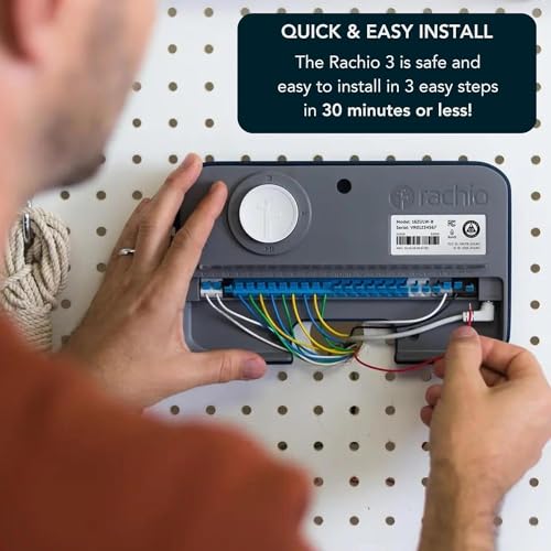 WiFi Smart Sprinkler Controller 8-Zone Irrigation Remote Control R9695