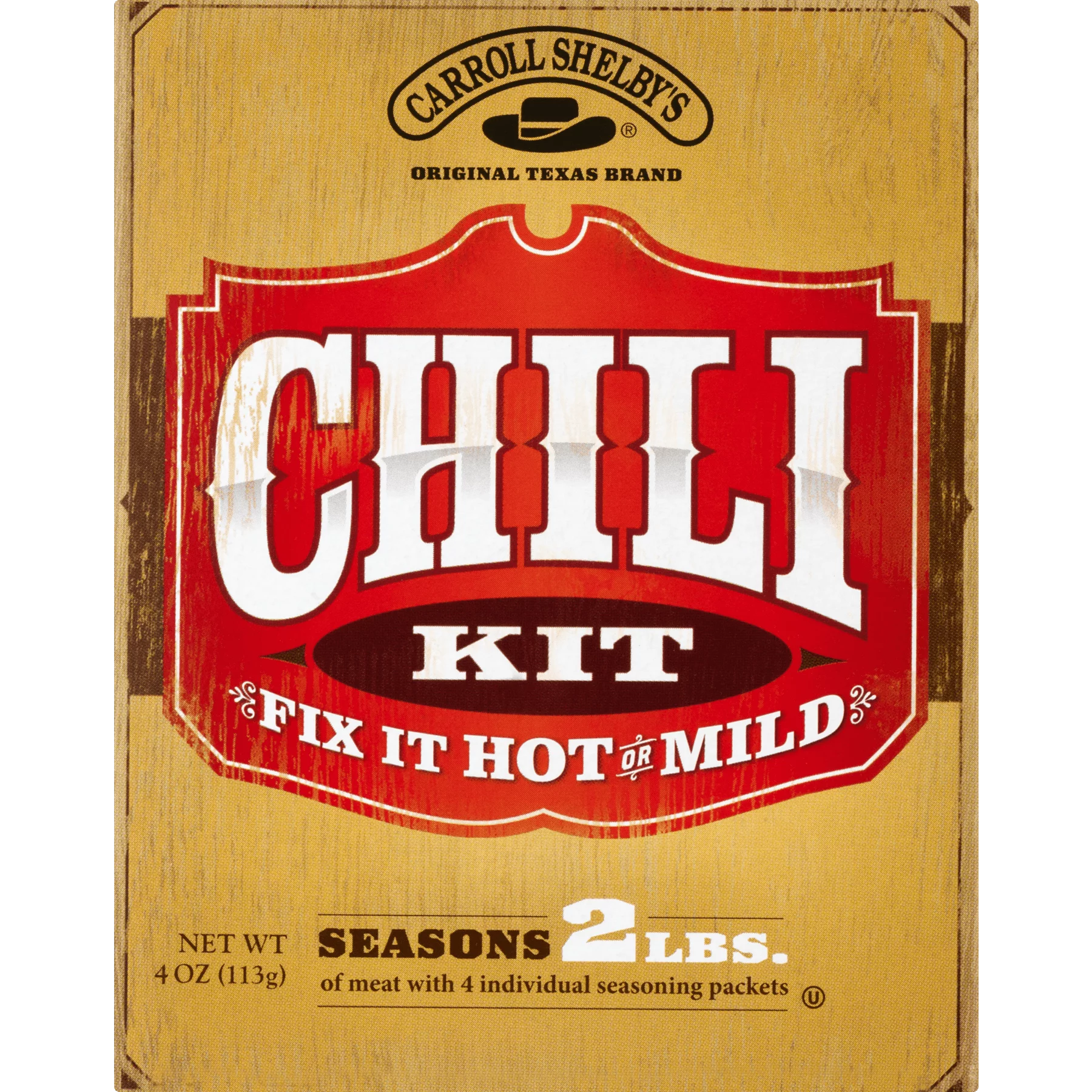 (4 pack) Chili Kit, 3.65 oz B625