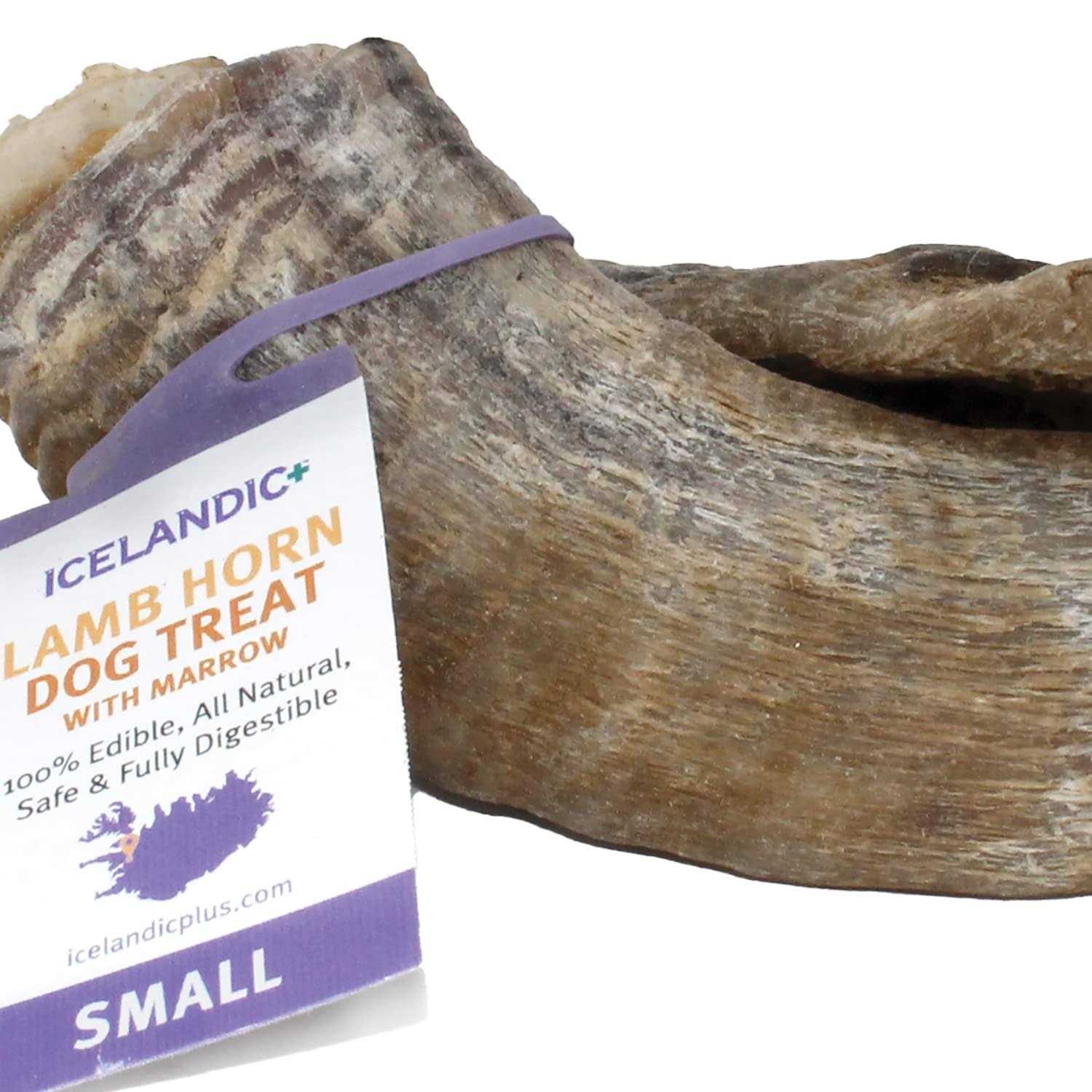 Small Lamb Horn with Marrow Dog Chew P918