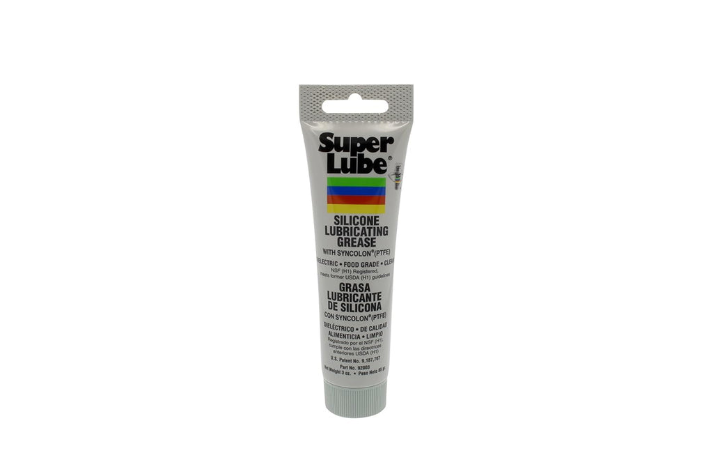 Translucent White Silicone Lubricating Grease with PTFE, 3 oz Tube I293