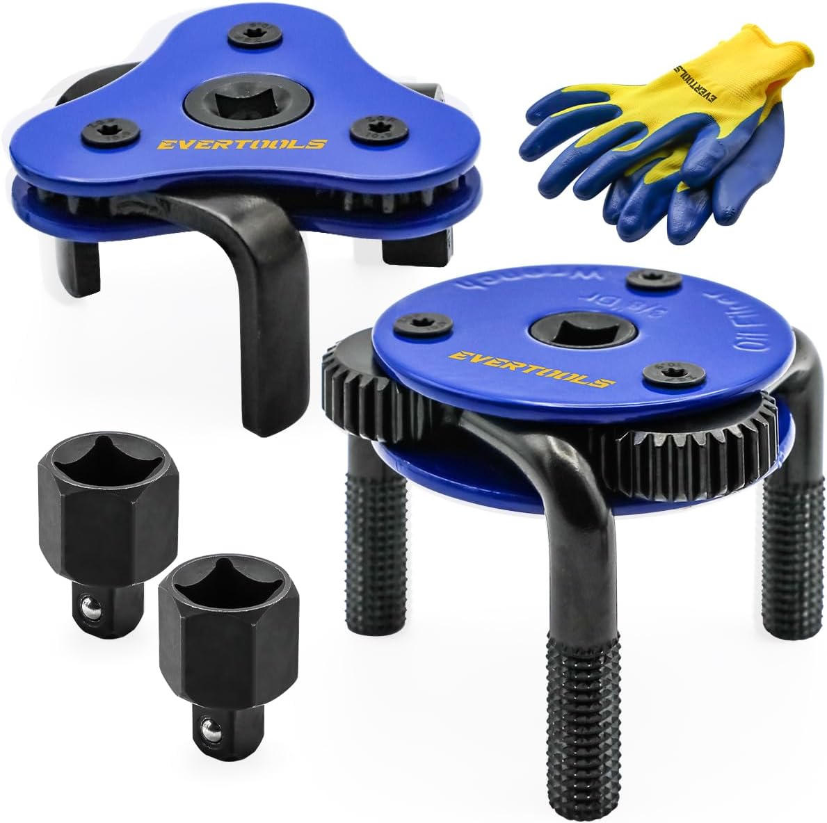 Adjustable Oil Filter Wrench with Gloves D578