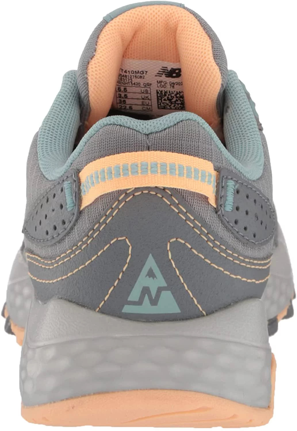 Womens Trail Running Shoe 10 Steel Light Mango J972