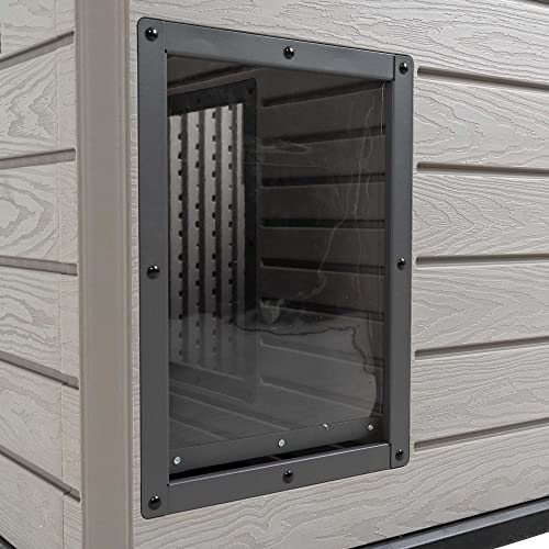Weather Protected Dog House with Adjustable Vents X418