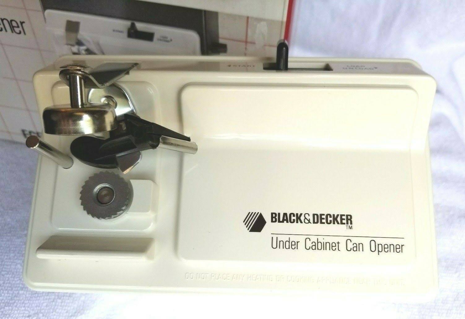 Black Electric Can Opener D551178