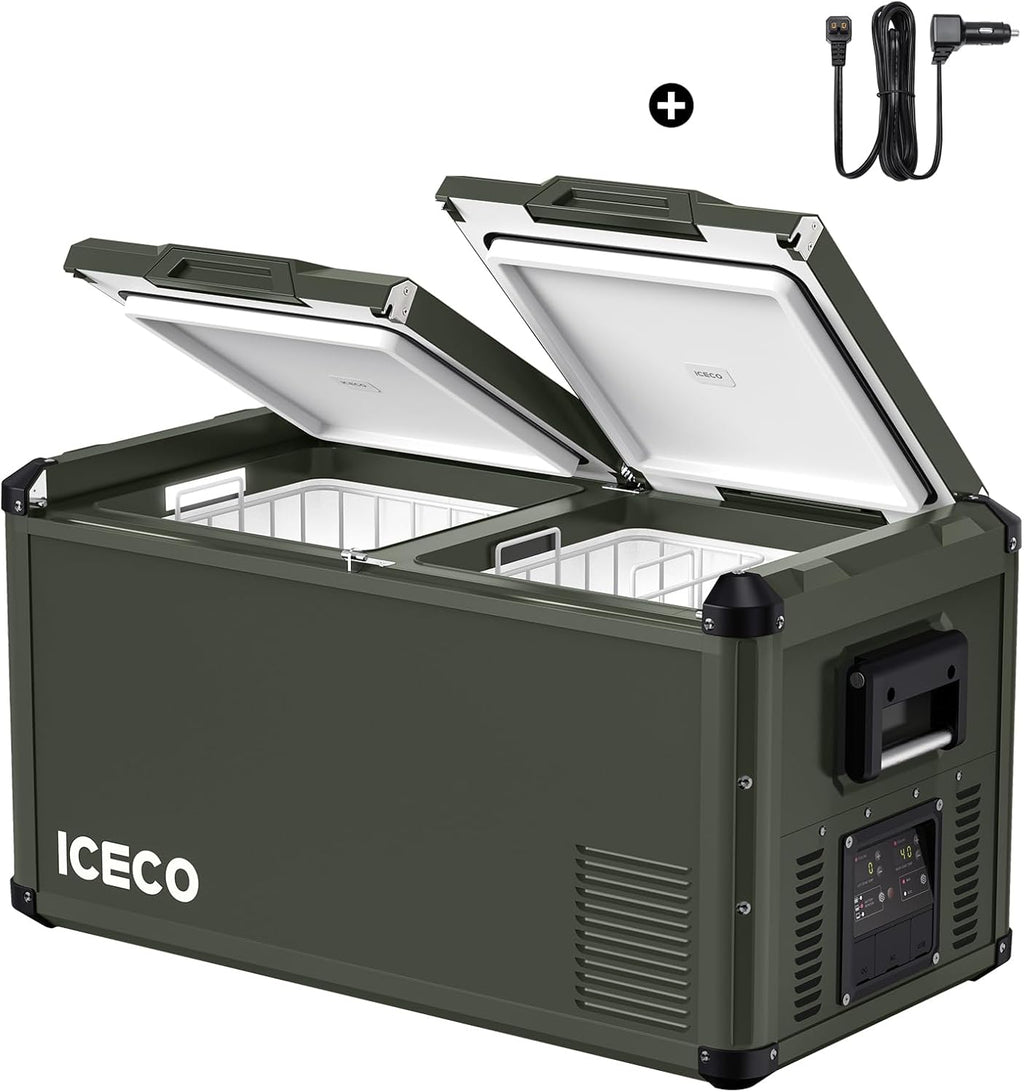 78Qt Dual Zone Portable Refrigerator Freezer H320