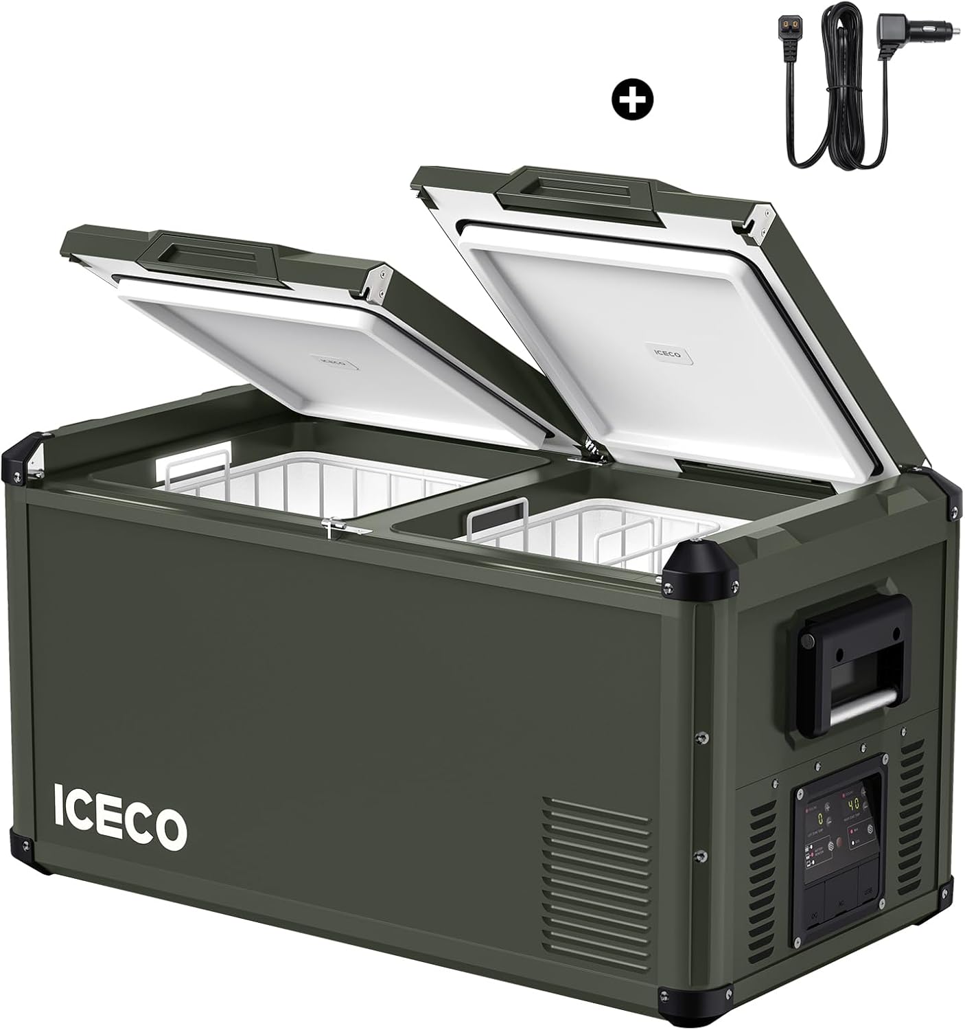 78Qt Dual Zone Portable Refrigerator Freezer H320