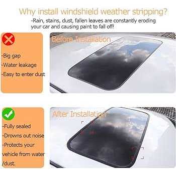 Windshield Gasket, Glass Rubber Seal, 13 Feet F22074