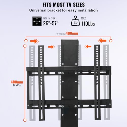 Motorized TV Lift Stand, Adjustable Height 38" to 66", Remote Control O2231